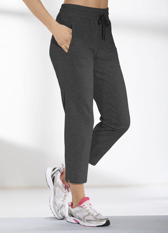 7/8 vrijetijdsbroek in 4 kleuren ANTHRAZIT MELIERT