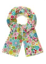 sjaal met fantasiemotief 