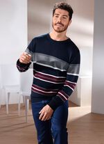 Ronde hals trui in 2 kleuren 