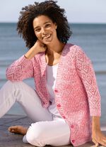 Vestje van melange garen HUMMERWIT