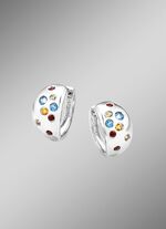 Schitterende elegantie: creolen met echte edelstenen 