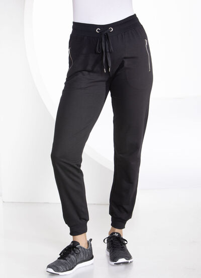 Casual broek met ritszakken in 4 kleuren 
