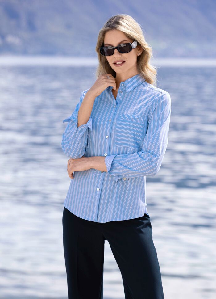 Blouse met strepenmotief 