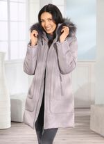 Korte jas met 2-weg ritssluiting 