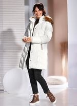 Korte jas met afneembare capuchon 