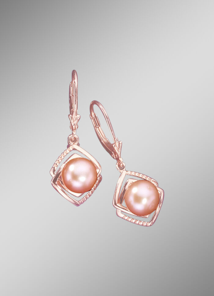 Oorbellen met zoetwaterparels 