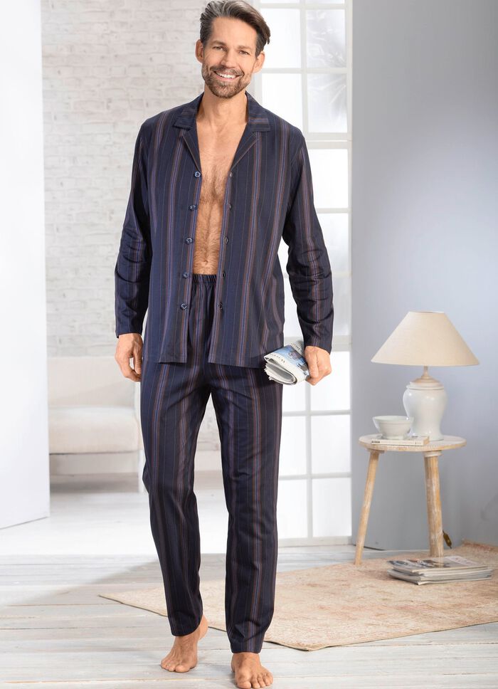 Pyjama met knoopjes aan de bovenkant 