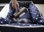 Pluis- en dierenhaarroller deluxe met batterij 