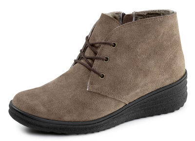 ELENA EDEN, gevoerde dameslaarzen, winterschoenen, met lamsvacht 
