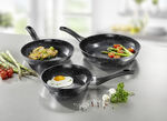 Pannenset met hoogwaardige antiaanbak keramische coating 