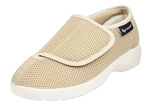 Klittenband lage schoen voor dames en heren BEIGE