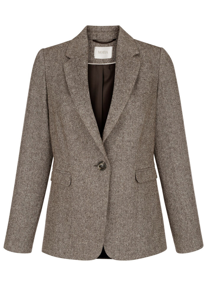 Blazer met klepzakken 