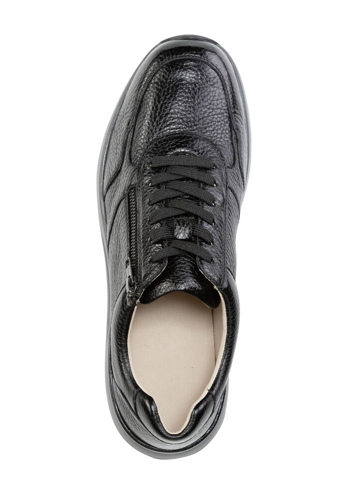 GINO GALANTE, klassieke herensneakers, met rits SCHWARZ