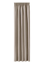 Energiebesparende verduisterende sjaals in linnenlook BEIGE