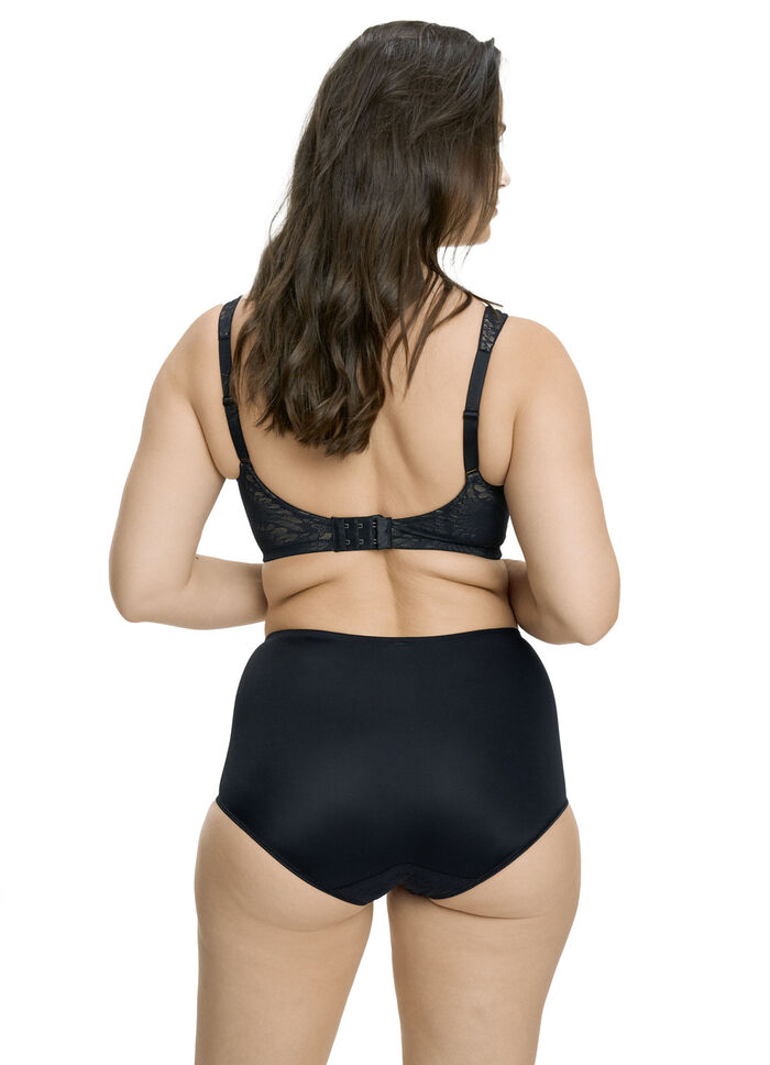 Susa bh met gevoerde elastische kant ZWART