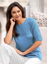 Trui met subtiele glans 