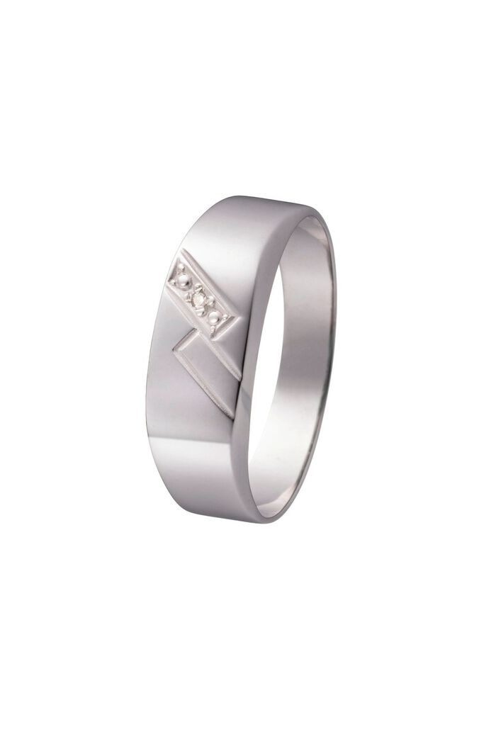 Herenring met diamant 