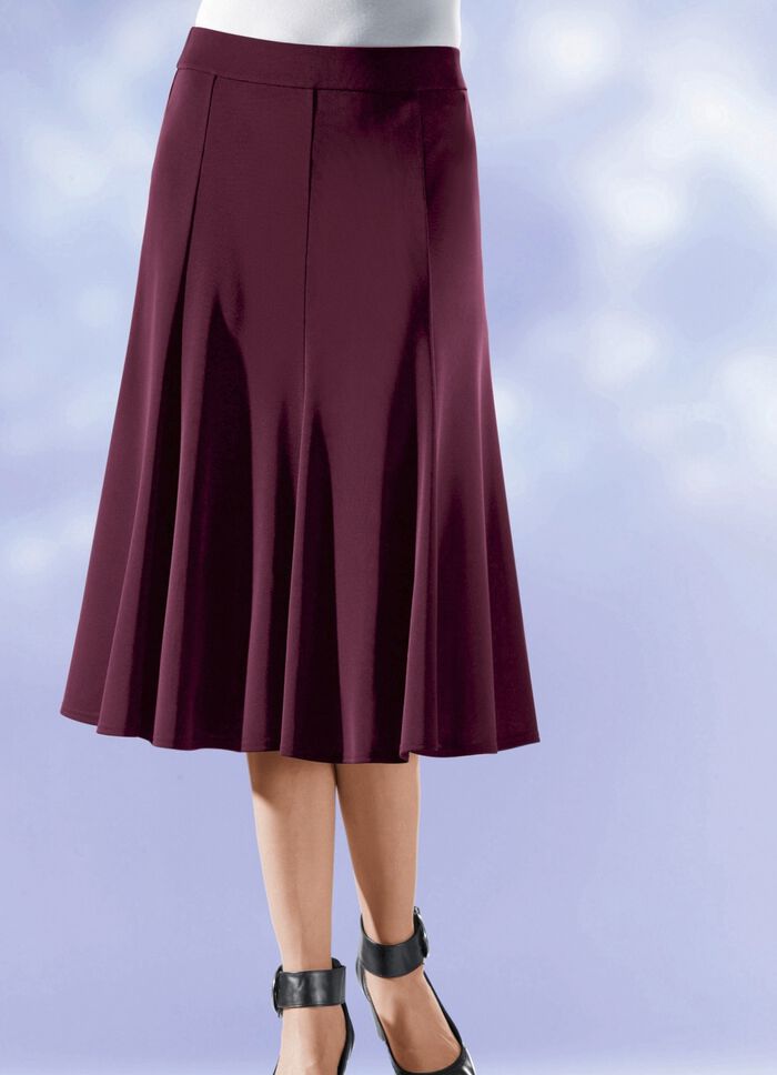 8-baansrok met uitlopende zoom 