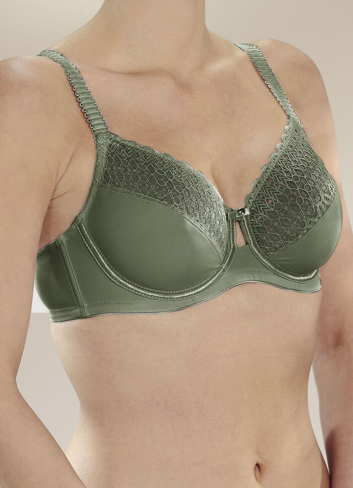 Sassa two-pack beugelbeha 1X OLIV, 1X WEISS