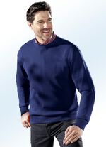 Ronde hals trui in 5 kleuren MARINE