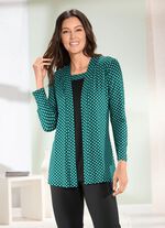 Shirt met 2-in-1-look 