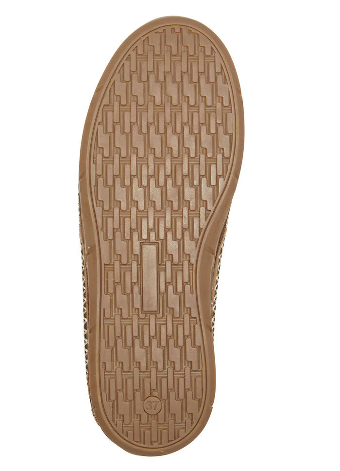 ELENA EDEN pantoffels van rundnappaleer COGNAC