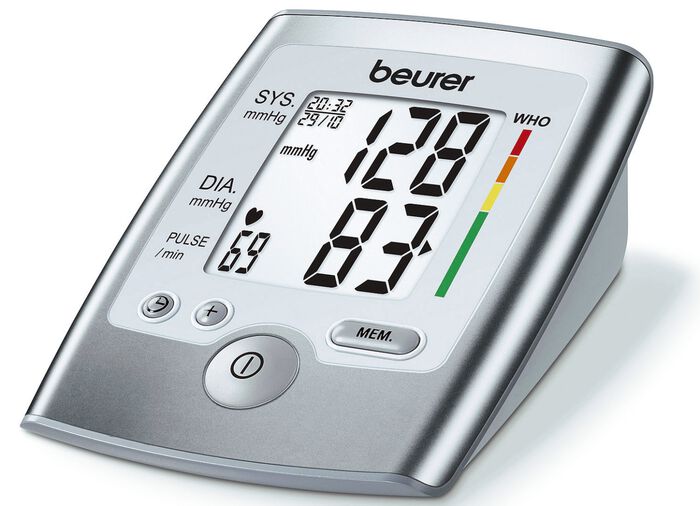 BM 35 bovenarm bloeddrukmeter ZILVER