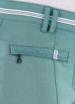 7/8-lange broek met contrasterende sierband 