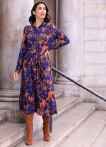 Jurk met strikceintuur 