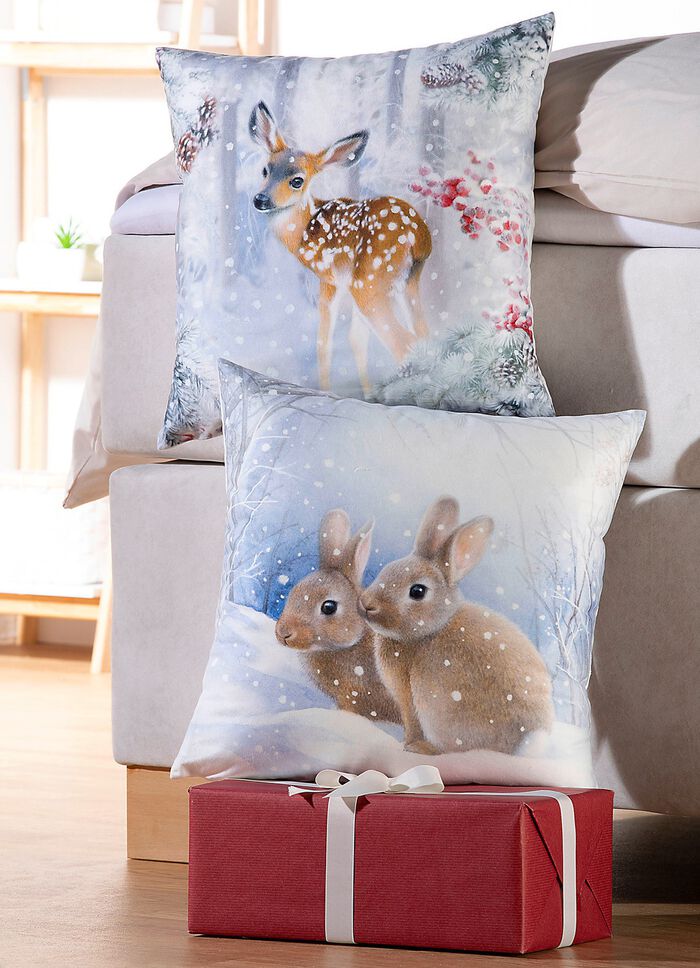 Fluweelzachte kussenslopen met ritssluiting 