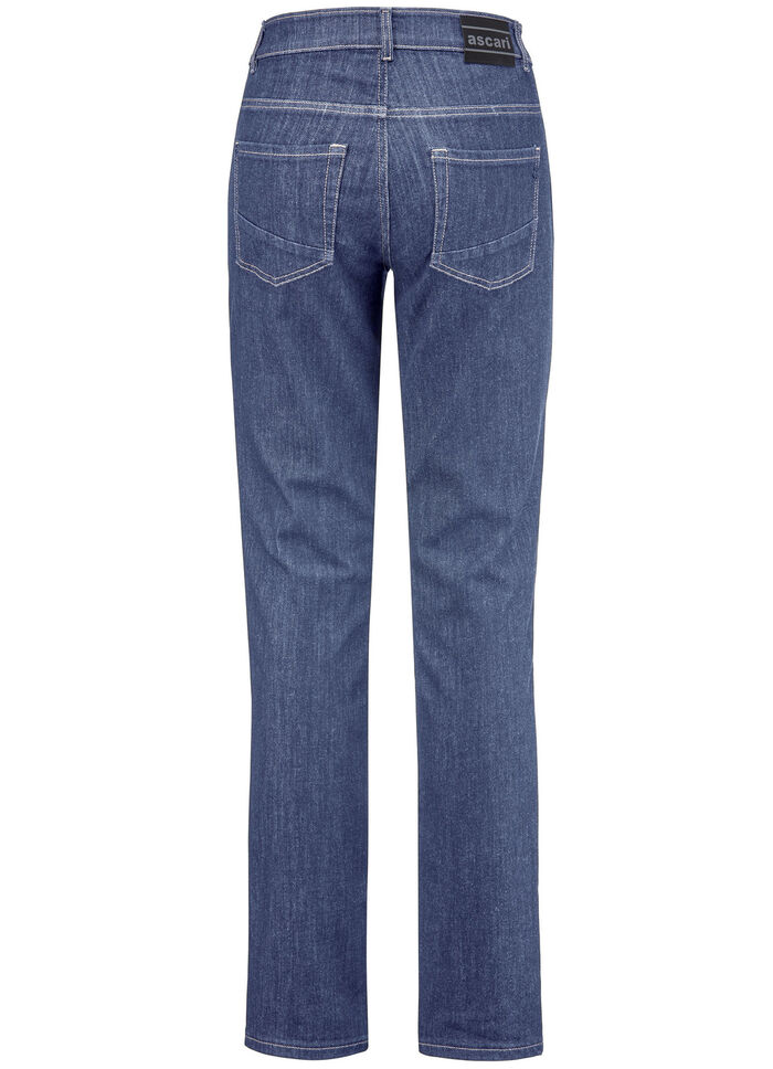 Magische jeans met figuurcorrigerend jeanszadel JEANSBLAU