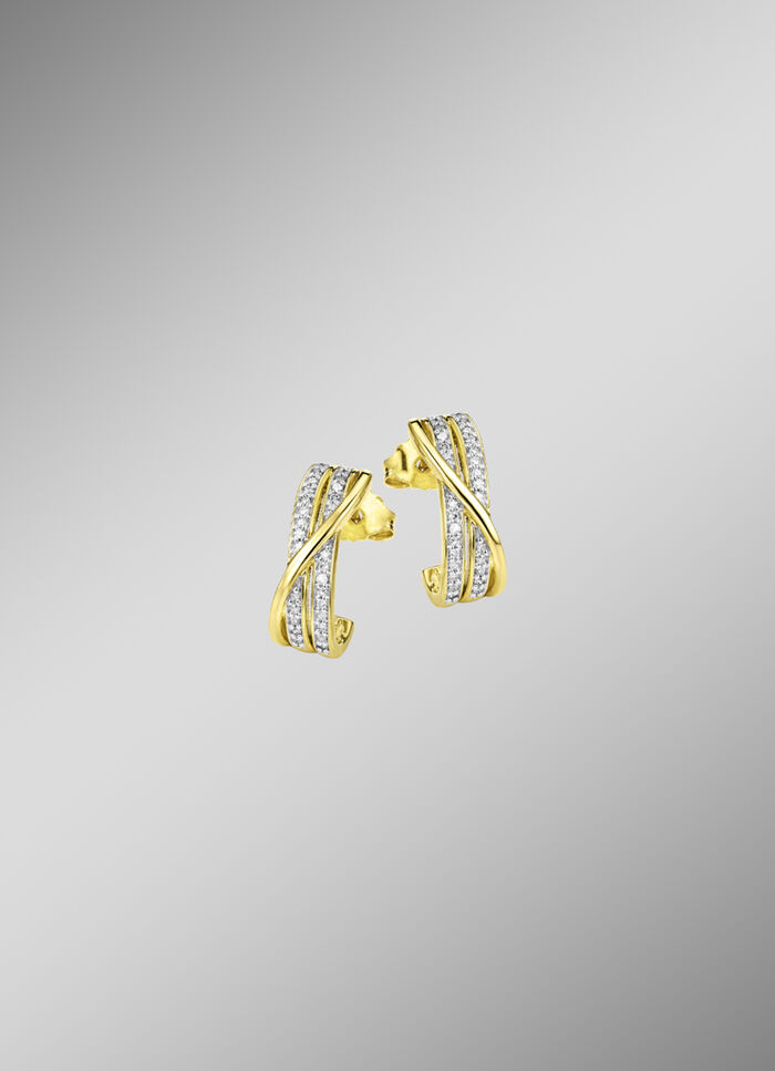 Oorknopjes goud 585/- 