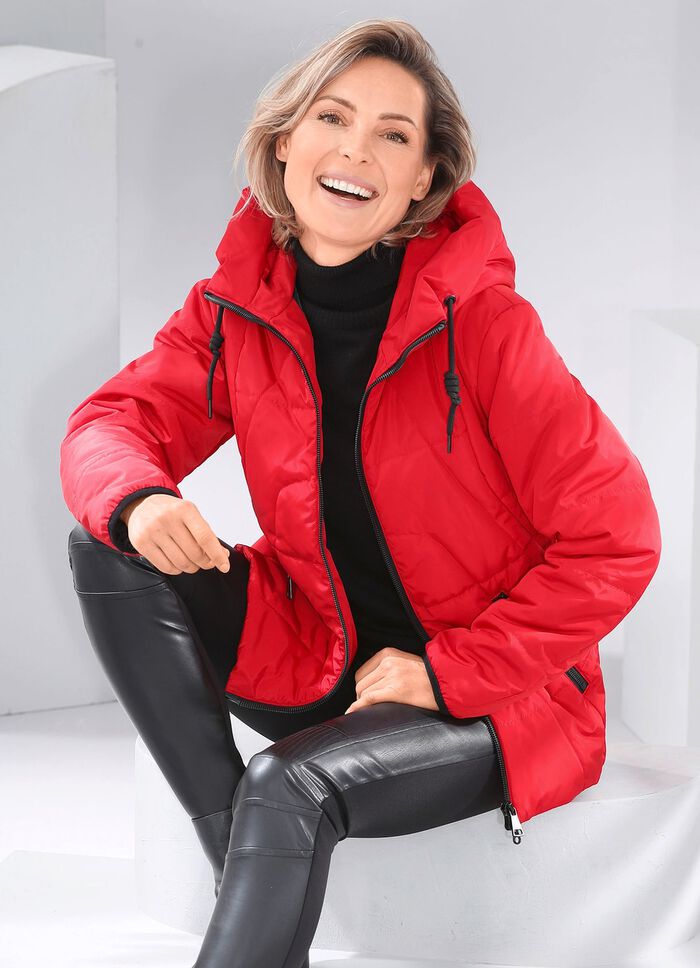 Jas met verlengd rugpand 