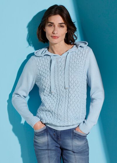 Hoodie van puur katoen 