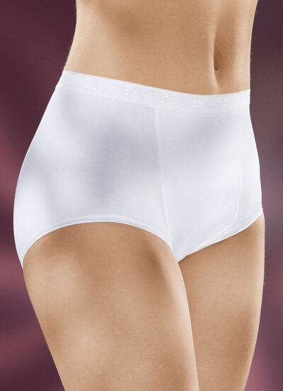 Set van drie corrigerende slips met gestructureerde elastische band 