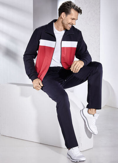 Vrijetijdspak met naadzakken 