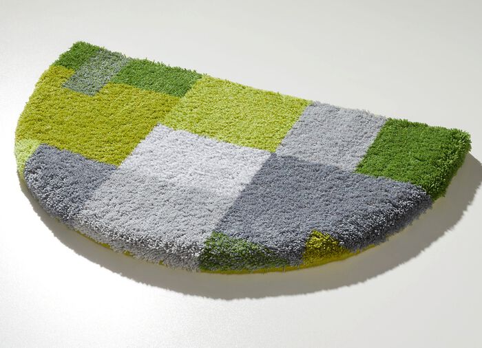 Badkamerset in superzachte kwaliteit GROENGRIJS