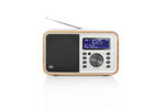 Dubbele DCR-51 digitale radio in houten ontwerp 