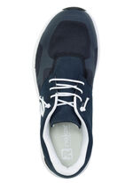 Rieker sneakers met elastische decoratieve vetersluiting DUNKELBLAU