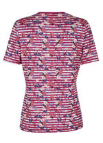 Shirt in een modieuze printmix 