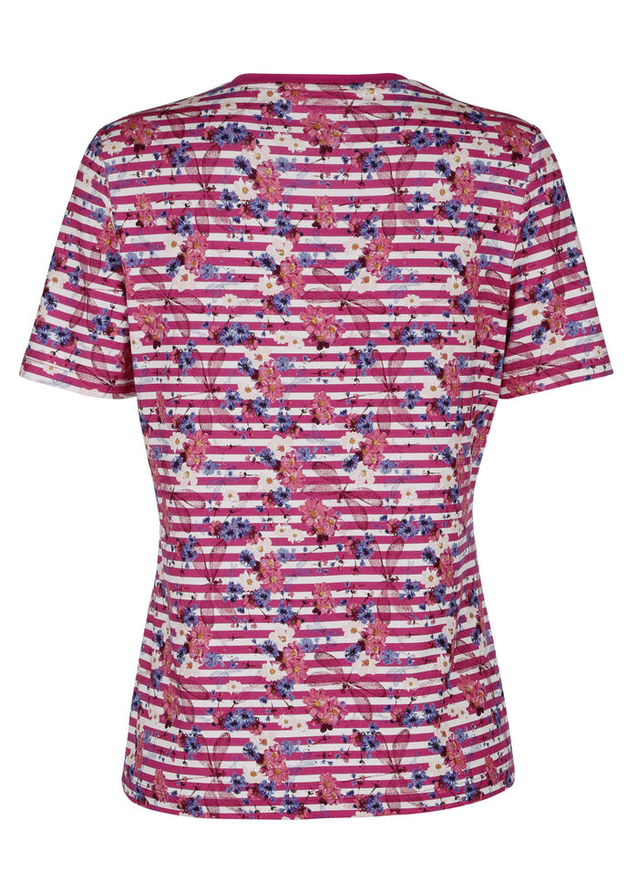 Shirt in een modieuze printmix 