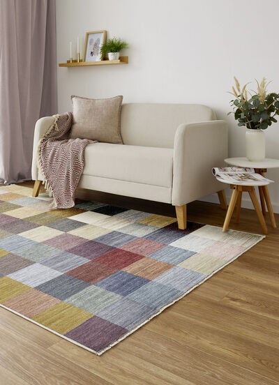 Moderne tapijten en vloerkleden met ruitdessins 