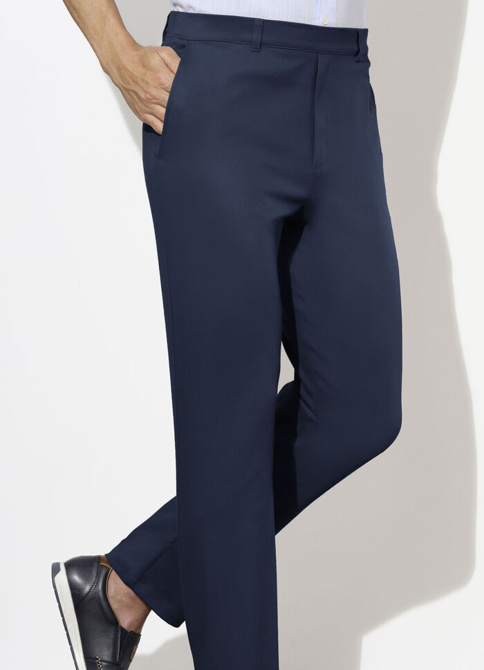 ‘Klaus Modelle‘ pull-on broek in 4 kleuren MARINE