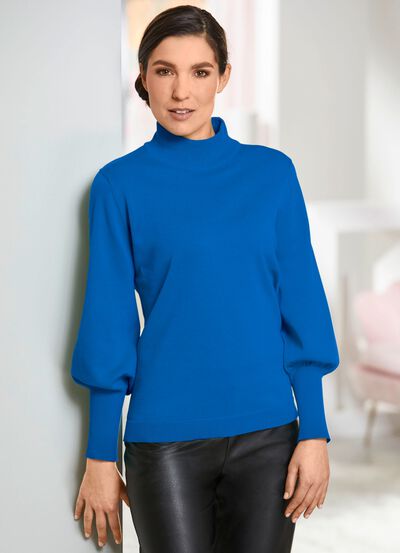 Pima-trui in fijne tricot 