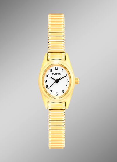 Elegant para-kwarts dameshorloge 