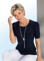 Shirt met subtiele ruches in 4 kleuren 