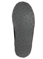 ELENA EDEN, warme damesklompen, met lamsvacht ZWART