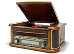 Nostalgische stereo-installatie met directe mp3-opnamefunctie 