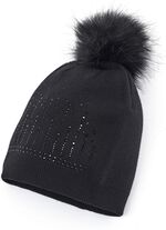 Muts met subtiele strass steentjes 