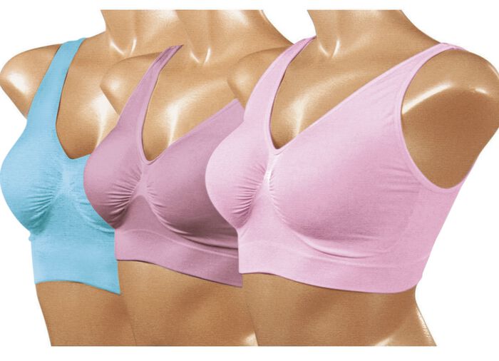 Ahh bh, set van 3 ROZE TURQUOISE FLIEDER